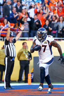 Malik Jackson Broncos Touchdown v Panthers Super Bowl 50