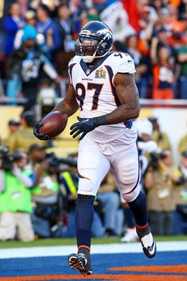 Malik Jackson Broncos Touchdown v Panthers Super Bowl 50