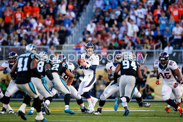 Peyton Manning Quarterback Denver Broncos Super Bowl 50 