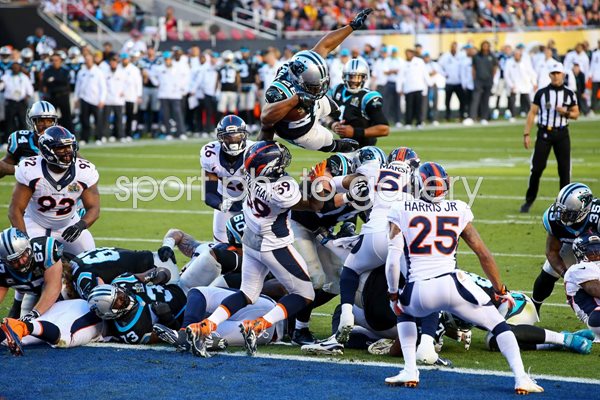 Jonathan Stewart Carolina Panthers Touchdown Super Bowl 50