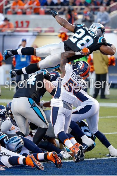 Jonathan Stewart Carolina Panthers Touchdown Super Bowl 50