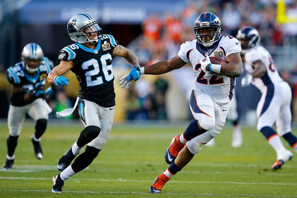 C.J. Anderson Denver Broncos v Panthers Super Bowl 50