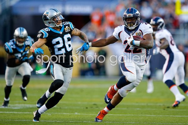 C.J. Anderson Denver Broncos v Panthers Super Bowl 50