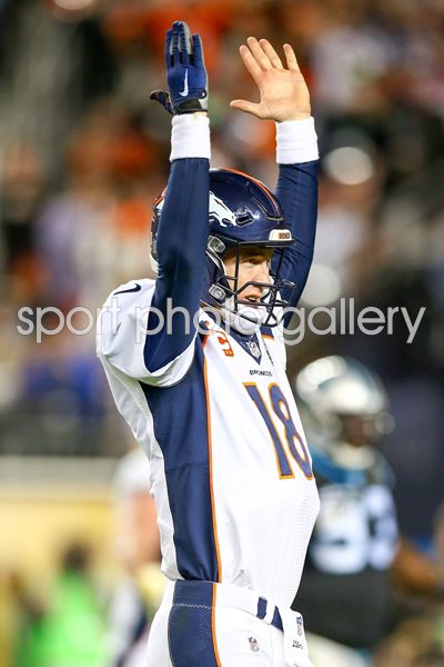 Peyton Manning Quarterback Denver Broncos Super Bowl 50 2016