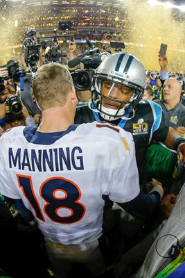 Peyton Manning & Cam Newton Super Bowl 2016 Quarterbacks