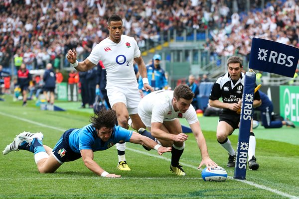 George Ford England scores v Italy Rome 2016