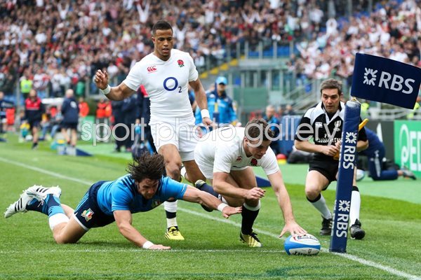 George Ford England scores v Italy Rome 2016