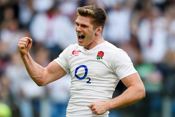  Owen Farrell England scores v Italy 6 Nations 2016