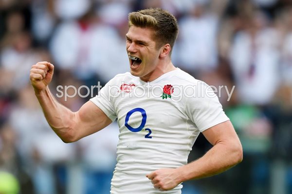  Owen Farrell England scores v Italy 6 Nations 2016