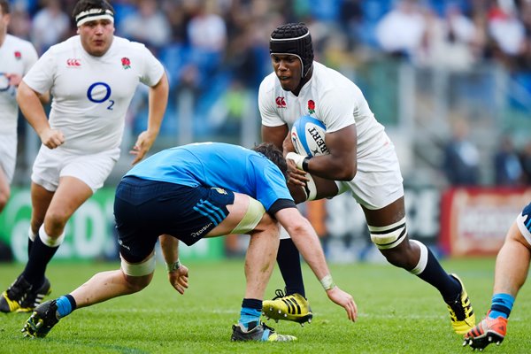 Maro Itoje England v Italy 6 Nations Rome 2016