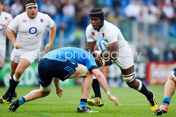Maro Itoje England v Italy 6 Nations Rome 2016