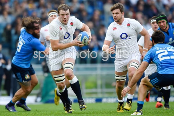 Joe Launchbury England v Italy 6 Nations 2016