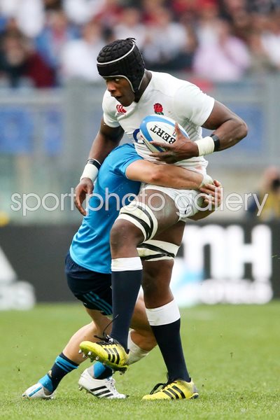 Maro Itoje England v Italy 6 Nations Rome 2016