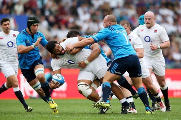 Billy Vunipola of England v Italy 6 Nations Rome 2016