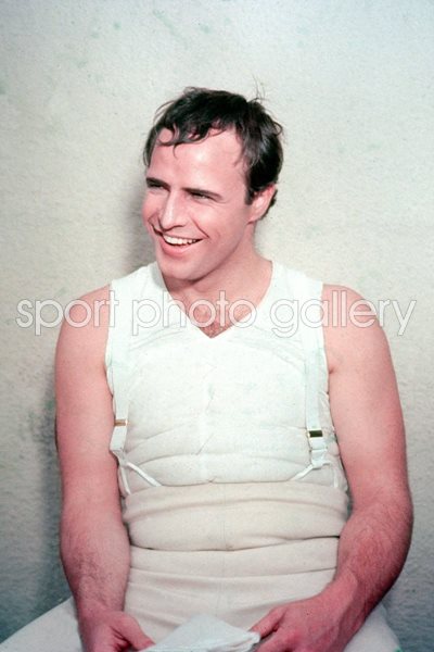Marlon Brando Laughing On Film Set