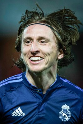  Luka Modric Real Madrid Portrait La Liga 2016