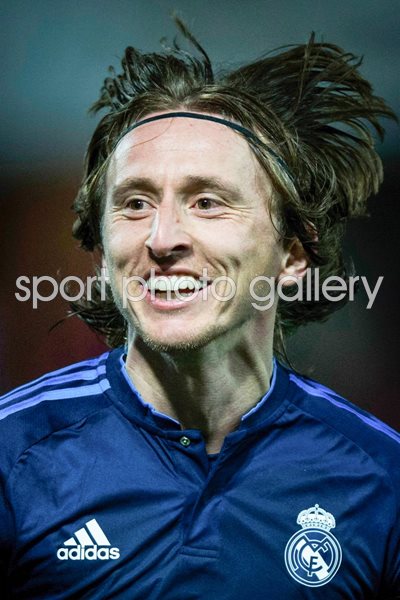  Luka Modric Real Madrid Portrait La Liga 2016