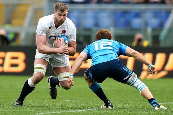 George Kruis England v Italy