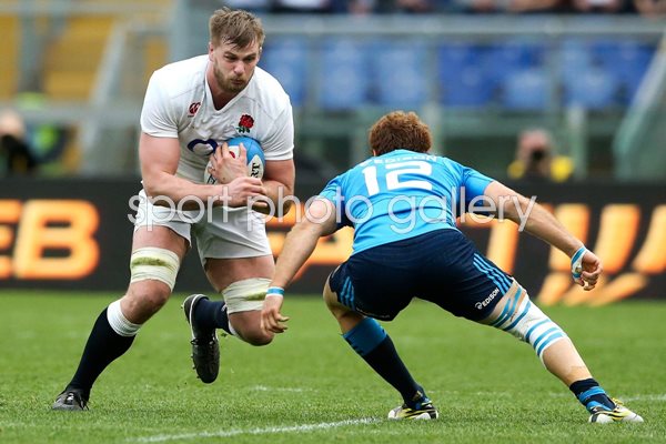 George Kruis England v Italy