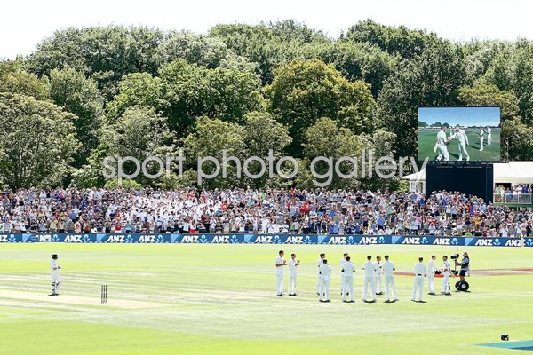 Brendon McCullum congratulated by Steve Smith NZ v Aus