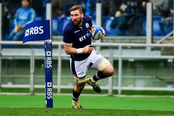 John Barclay scores Scotland v Italy 6 Nations Rome 2016