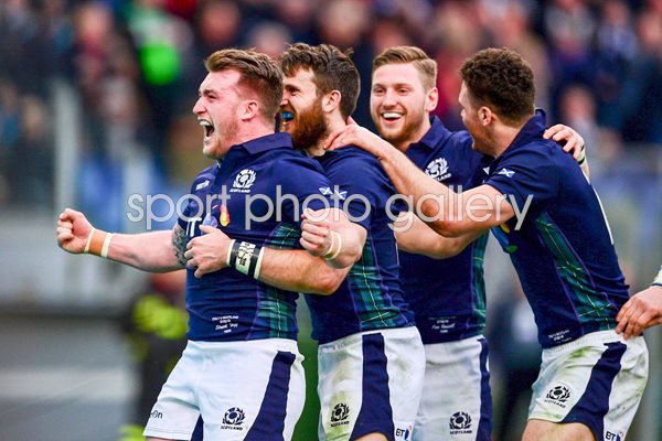 Stuart Hogg Scotland  Italy 6 Nations Rome 2016