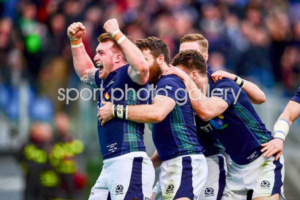 Stuart Hogg Scotland  Italy 6 Nations Rome 2016