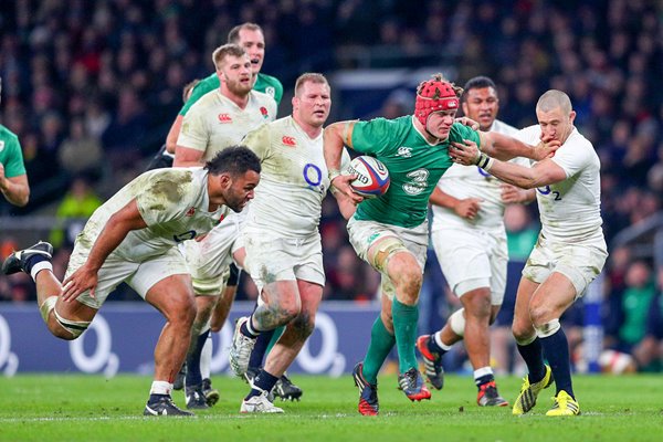 Josh Van der Flier Ireland v England 6 Nations 2016