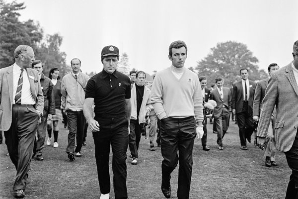 Tony Jacklin & Gary Player Sunningdale 1969