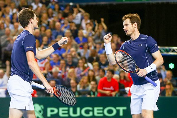 Murray Brothers Great Britain v Japan Glasgow 2016