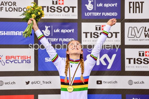 Laura Trott Great Britain Omnium Gold Track Worlds 2016