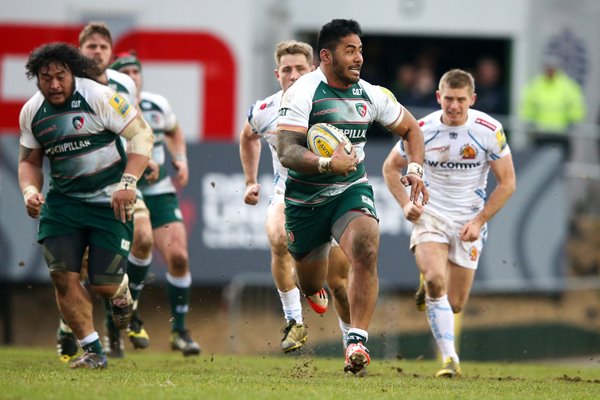 Manu Tuilagi Leicester Tigers v Exeter Chiefs 2016