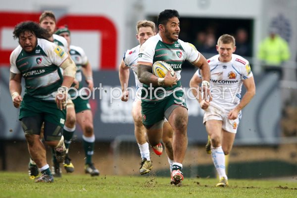 Manu Tuilagi Leicester Tigers v Exeter Chiefs 2016