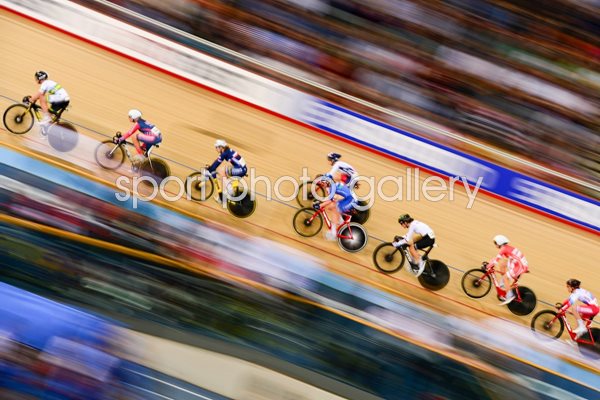 Women's Omnium Points Race Track Cycling World Championships