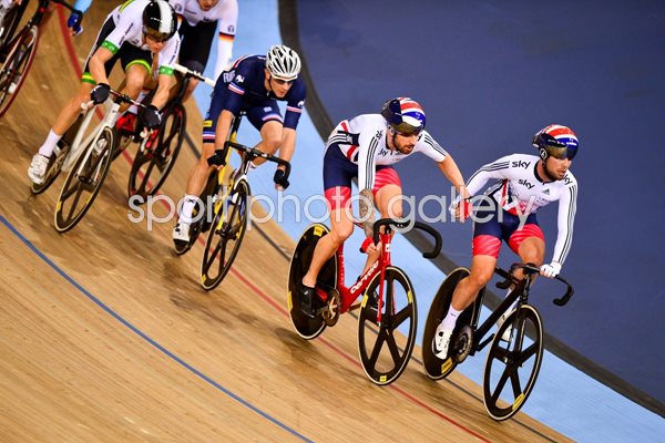 Bradley Wiggins & Mark Cavendish World Madison Gold 2016