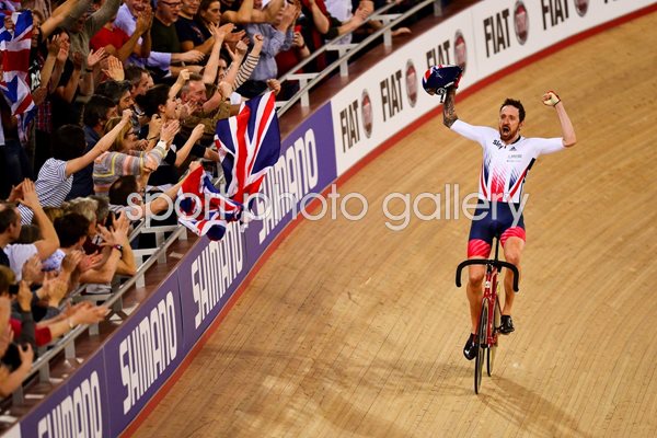 Sir Bradley Wiggins Madison Gold Worlds London 2016