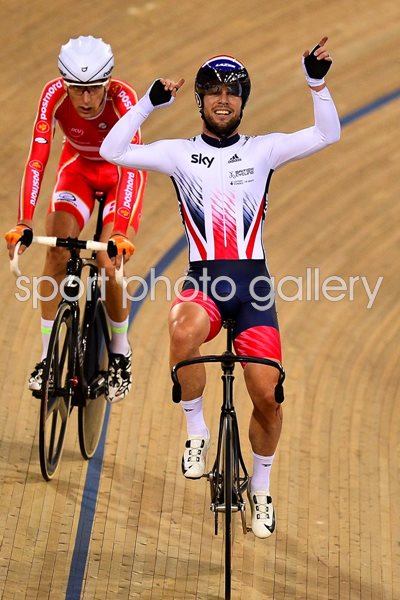 Mark Cavendish Great madison gold london 2016