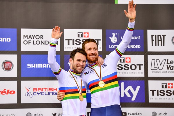 Bradley Wiggins & Mark Cavendish World Madison Gold 2016