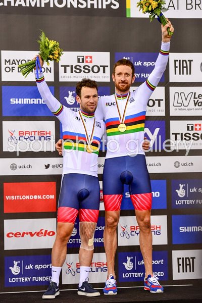 Bradley Wiggins & Mark Cavendish World Madison Gold 2016
