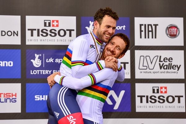 Bradley Wiggins & Mark Cavendish World Madison Gold 2016