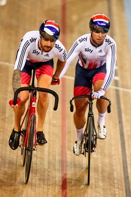 Bradley Wiggins & Mark Cavendish World Madison Gold 2016