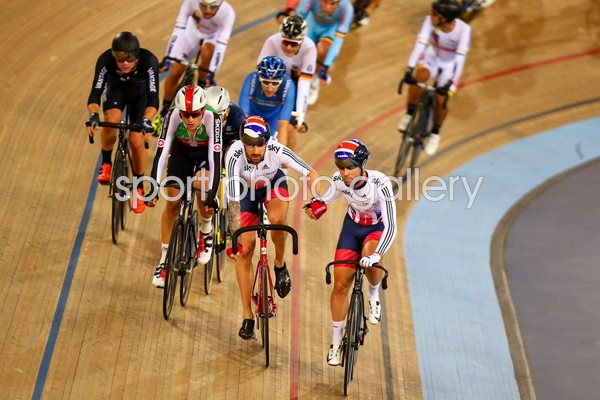 Bradley Wiggins & Mark Cavendish World Madison 2016