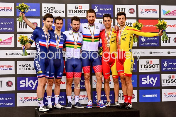 Bradley Wiggins & Mark Cavendish World Madison Gold 2016