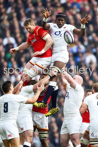Maro Itoje England v Wales 6 Nations Twickenham 2016