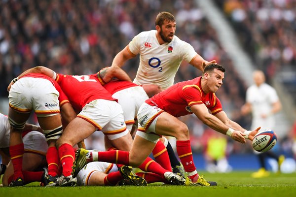 Gareth Davies Wales v England Twickenham 2016