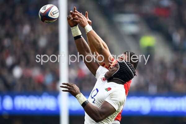 Maro Itoje England v Wales 6 Nations Twickenham 2016