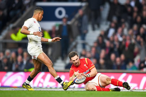 George North Wales scores v England 6 Nations 2016