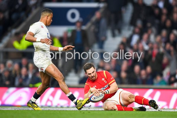 George North Wales scores v England 6 Nations 2016