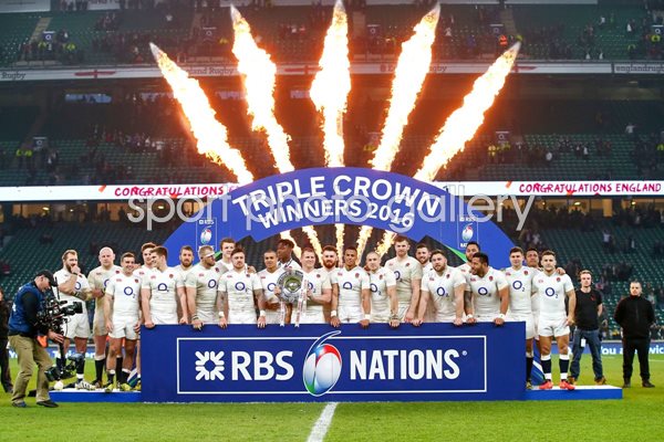  England Triple Crown Winners 6 Nations Twickenham 2016