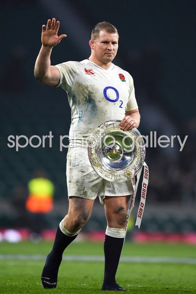 Dylan Hartley England Captain Triple Crown Twickenham 2016